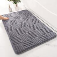 Alfombra De Baño Absorbente Y Antideslizante Estilo Rayado Gruesa Para Sala De Baño Ducha Entrada Resistente a La Suciedad - details 7