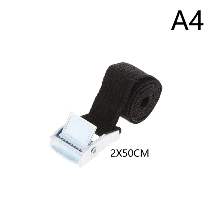 Cinturón De Atado De Carga Con Hebilla De Metal Para Coche Motocicleta Bicicleta Y Equipaje Fuerza Ratchet Fuerte Correa De Lash Para Bagaje - 1