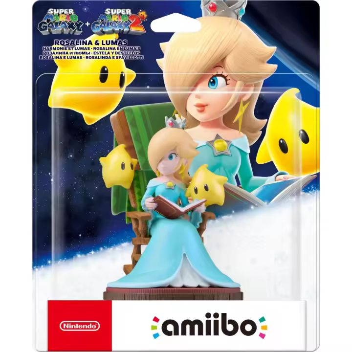 FIGURA AMIIBO ROSALINA Y LUMA ESTELA Y DESTELLOS COLECCIÓN SUPER MARIO GALAXY VERSIÓN ESPAÑOLA GARANTÍA EUROPEA - 1