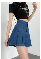 Shorts De Verano Para Mujeres De Talla Grande Vaqueros De Pierna Ancha Cintura Alta Denim Suelto Casual Falda Corta Femme - details 8