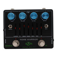Pedal De Bass Profesional Fanmuzk Rome Warrior Con Igualador Gráfico De 6 Bandas Salida De Auriculares Y Entrada Auxiliar Para Bajo Eléctrico - details 1