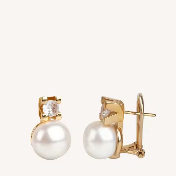 Vidal & Vidal Pendientes Perla Circonita G3599 , para Mujer - 1