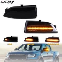 2pcs Luz Indicadora De Señal Dinámica LED Para Espejo Lateral Ford Everest 2015-2019 Ranger T6 Raptor Wildtrak 12v T10 Negro ABS/LED - details 0