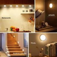 Lámpara Nocturna LED Recargable Inalámbrica Con Sensor De Movimiento Para Armarios Escaleras Librerías Y Cocina Luz De Inventario Clara - details 5