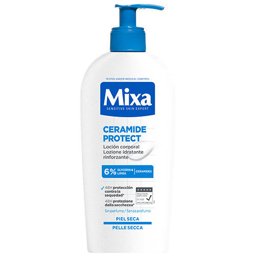MIXA | Crema y/o Loción Corporal Ceramide Protect para piel seca