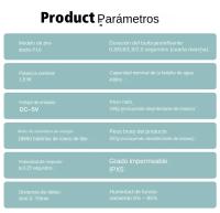Dispensador De Jabón De Espuma Inteligente Con Sensor De Inducción USB Recargable 8000mAh Lavadora De Manos Automática Para El Hogar - details 12