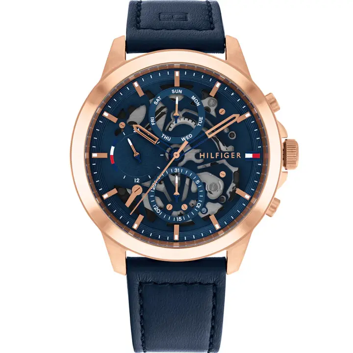 Tommy Hilfiger Reloj hombre 1710475, Incluye Caja Original, Diámetro: 44MM - 1