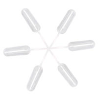 50Pcs Mini Pipetas Desechables De 4ml Plásticas Para Transferir Salsas Y Crema Para Pasteles De Fresa Y Helado - details 0