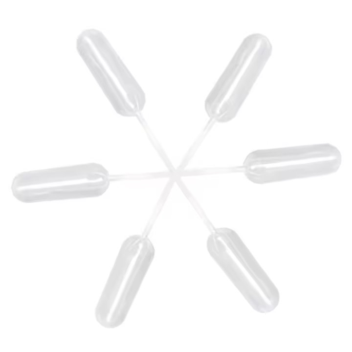50Pcs Mini Pipetas Desechables De 4ml Plásticas Para Transferir Salsas Y Crema Para Pasteles De Fresa Y Helado - 1