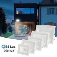 Luz De Enfriamiento LED Exterior IP65 10W 20W 30W 50W 100W Calor/Cielo Blanco Para Jardín Y Garage Luz De Escenario AC220V - details 0