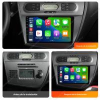 NaviFly Radio De Coche Inalámbrica 9 Pulgadas Con Wireless Carplay Y Android Auto Para Seat Leon 2 MK2 2005-2012 Reproductor Multimedia GPS Stereo Con Soporte Para Control Del Volante - details 2