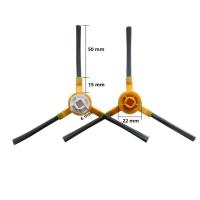 Kit De Limpieza Para Aspiradora IKOHS NETBOT S15 6 Piezas De Cepillos Laterales De Plástico Material PP Para Hogar - details 0