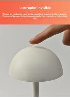 Lámpara De Mesa LED Nordica En Forma De Setas Recargable Por USB Para Decoración De Dormitorio Estudio Luz Nocturna De Escritorio Toque Moderna - details 2