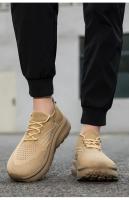 Zapatos De Diario Para Hombre Suela De Goma Plana Transpirable Y Duradera Zapatillas De Exterior Con Diseño Minimalista Talla Verdadera Para Verano - details 4