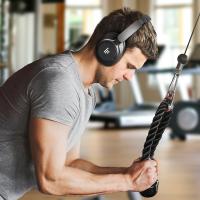 Auriculares Bluetooth inalámbricos Tronsmart SOUNFII Q20 diadema, cancelación activa ruido, hasta 60 horas reproducción, sonido de bajos, llamada clara como el cristal, controladores modo de audio dual, conexión con smartphone/laptop/PC, para casa, música - details 10