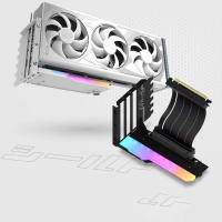 Soporte Vertical Para Tarjeta Gráfica Con Cable PCI-E 4.0 X16 Riser De 15cm Soporte Para GPU De 90 Grados Derecho - details 1