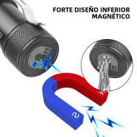 Linterna Frontal LED Tipo-C USB Con Clip Magnético Para Pesca Caza Y Camping Lámpara Torcha Con Fuente De Energía De Litio Ion Impermeable - details 2