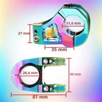 BUCKLOS Alcancía De Bicicleta Corta 35mm 40mm Alta Resistencia MTB Manillar De Bicicleta CNC Aleación De Aluminio Hueco Ciclismo Potencia - details 1