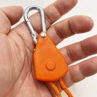 8Pcs 4m Cuerda De Camping Ajustable Con Engrosador De Cuerda Y Gancho Fijo Para Tienda De Campaña Accesorios Para Tents - details 6