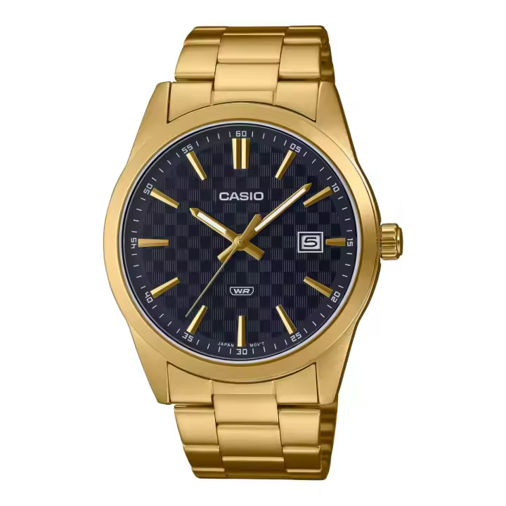 Casio Reloj Hombre Analogico Cuarzo con Correa de Acero inoxidable MTP-VD03G-1AUDF - 1