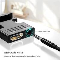 Adaptador HDMI-compatible a VGA HD 1080P Con Cable De Audio 3.5mm Convertidor Para PC Laptops TV Box Proyector - details 1