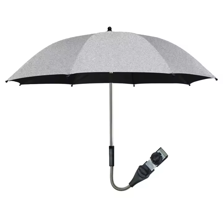 TK Parasol Para Carrito De Bebé Con Pinza Protección UV Ajustable En 360 Grados Sombrilla Universal Para Silla De Paseo Infantil - 1