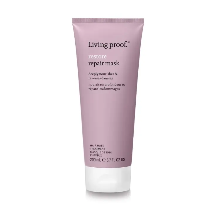 Living Proof Restore Repair Mask 200 Ml. / Mascarilla reparadora de acondicionado profundo que repara el cabello seco y dañado, brindando suavidad, brillo y duraderos. - 1