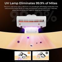 JIGOO J300 Aspirador de Ácaros con Sensor de Ácaros y Pantalla Digital, 500W Aspiradora antiácaros con Doble Taza, Luz UV, para Alergias, Elimina el 99.9% de alérgenos en colchones, Camas y sofás - details 8