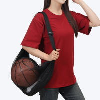 Bolsa De Almacenamiento Para Balones De Deporte Con Bolsillo De Cremallera Y Red De Soporte Deportivo Para Baloncesto - details 6