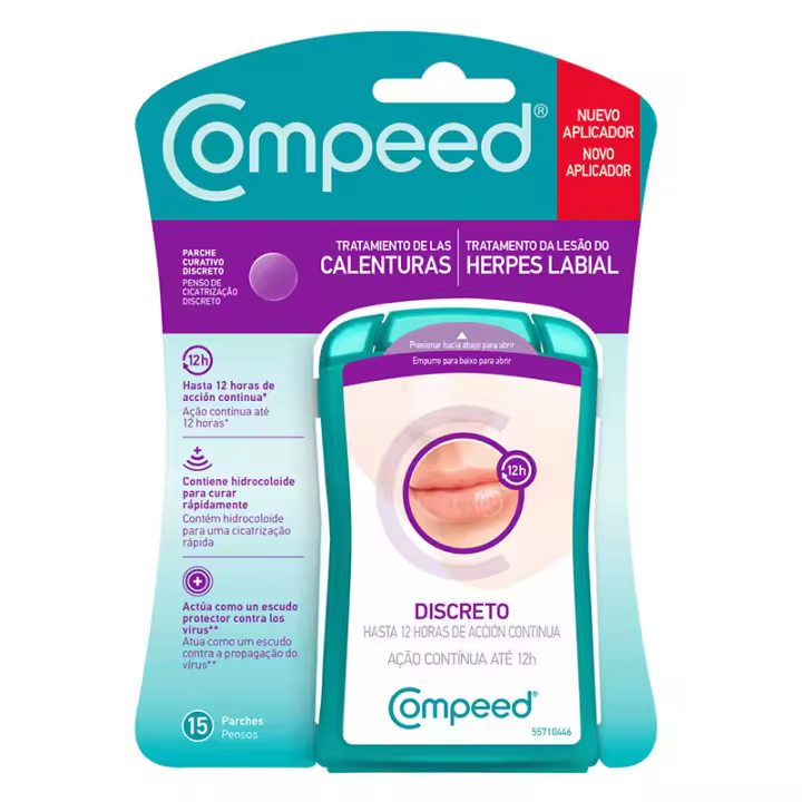 COMPEED HERPES LABIAL 15 PARCHES - 1