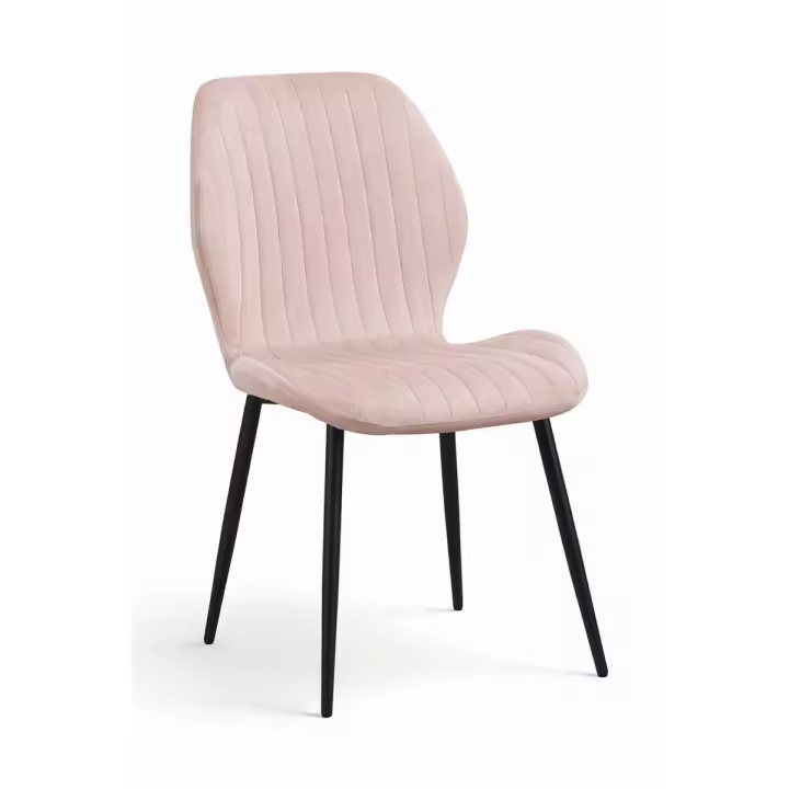 Regalos Miguel - Sillas - Silla Line Terciopelo - Rosa - 1