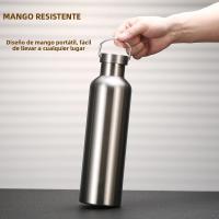 Botella De Agua Deportiva De Acero Inoxidable Con Capacidad Grande Y Boca Ancha a Prueba De Fugas Para Ciclismo - details 4