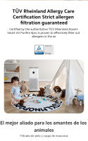 Official | Xiaomi Smart Air Purifier 4 Pro, Filtra el pelo de tus mascotas y el polen, Pantalla OLED, Área de cobertura efectiva de 35-60 m², Purifica en 15 minutos una sala de estar de unos 40 m², 8330 l de aire purificado por minuto* - details 5