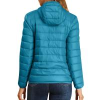 Chaqueta De Invierno Para Mujer Ligeramente Acolchada Con Capucha Cierre De Cremallera Impermeable Y Térmica Con Bolsillos Estilo Casual - details 49