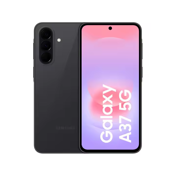 SAMSUNG GALAXY A37 5G NFC 128GB+6GB RAM PANTALLA 6,7'' 120HZ SUPER AMOLED FHD+/ CÁMARA TRASERA 50MP CÁMARA FRONTAL 12MP/ ANDROID 16/ WIFI 6/ BLUETOOTH 5.3/ DUAL-SIM/ ESIM BATERÍA 5.000MAH CARGA RÁPIDA 45W CONECTOR USB-C SMARTPHONE TELÉFONO MÓVIL LIBRE - 1