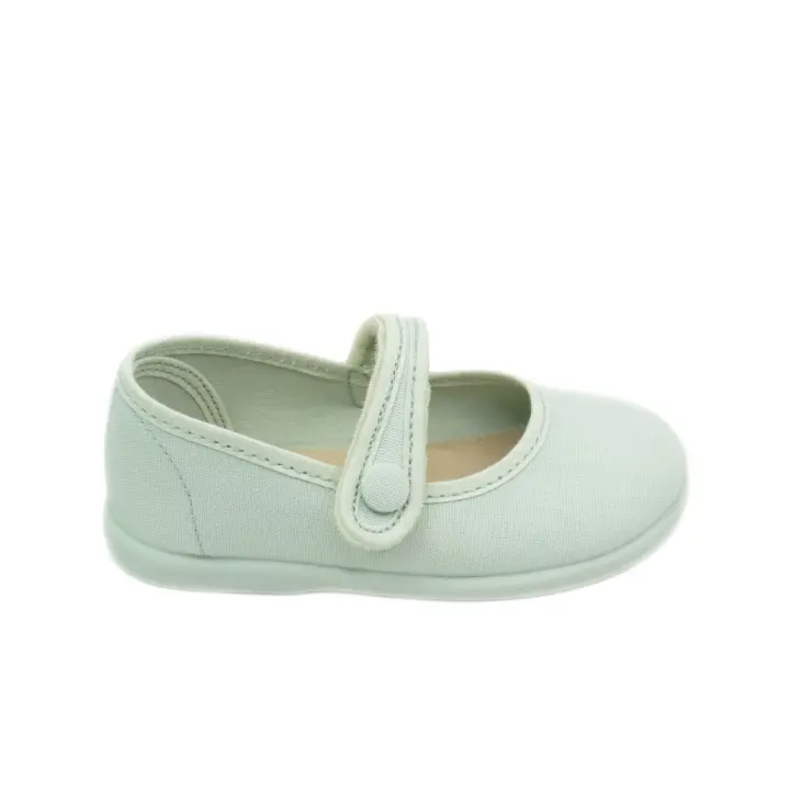 Zapatos colegiales niña BATILAS 17301 MERCEDES CORREA BOTON PIQUE SALVIA 27947 23V - 1