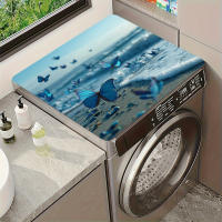 Cubierta De Lavadora Simple Absorbedora De Agua Secado Rápido Y Fácil De Limpieza Para Decoración Del Hogar Material Poliéster 100% Moderno - details 1