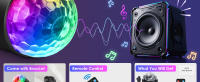 Bola de disco, Luces de Fiesta activadas por Voz con control remotamente, iluminación de DJ, 7 Modos de Luz, control de RPM, adoptado para el hogar, habitación, suministro de baile, Navidad, decoraciones de fiesta de Halloween - details 3