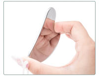 Tablero De Guasha En Forma De Corazón De Acero Inoxidable Herramienta De Masaje Facial Para Eliminar Acné Accesorio De Cuidado De La Piel Beauty Гуаша Скребок - details 8