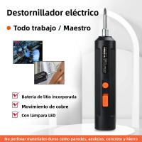 Destornillador Eléctrico USB Para El Hogar Herramienta De Mantenimiento Para Tareas De Fijación Y Perforación Incluye Batería Tecnología De Litio Recargable - details 0