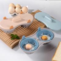 Hervidor De Huevos De Microondas Con 2 Redes Cocina Rápida Limpieza Fácil Silicona No Adhiere Huevos De Pato Y Huevos De Gallo - details 4