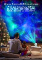 Proyector De Estrellas LED Astronauta Para Decoración De Habitación Luz Nocturna Galaxia Regalo Para Niños Lámpara Del Cielo Estrellado - details 6