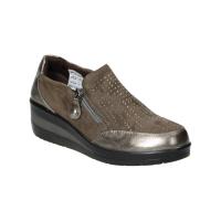 AMARPIES AMD29385TAUP 36932 25I CONFORT CUÑA CREMALLERA STRASS TAUPE - details 1