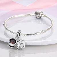 Colgante De Gato Luna Estrella En Plata Para Mujer Pendiente De Earphone Dangle Joyería De Moda DIY Regalo Bangle Bracelet Fit - details 88