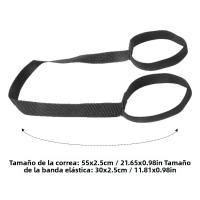 Cinta Ajustable De Yoga Portátil Correa De Hombro Para Ejercicio Y Estiramiento Equipamiento De Fitness Con Almacenamiento - details 5