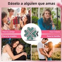 Encantos De Viaje Para Café Plata Charms Para Perros Y Gatos Corazón De Cuentas Adecuados Para Pulsera Original DIY Tendencia Clásica Vintage Romántica - details 334