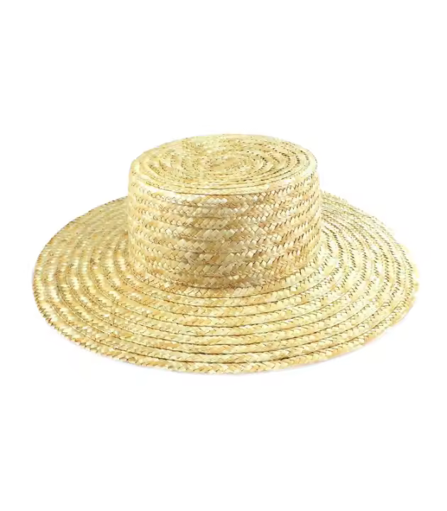 Canotier Copa Alta Gondoliere - Sombrero de Paja Tejido a Mano - 1