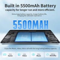 G-tab T9 - Touchscreen Tablet - 10.1-inch - 6 GB RAM - 64 GB ROM - Android 5G - Featuring Android 14, a 5500mAh battery and expandable storage, it is the ideal choice for mobile working, entertainment and multitasking - details 7