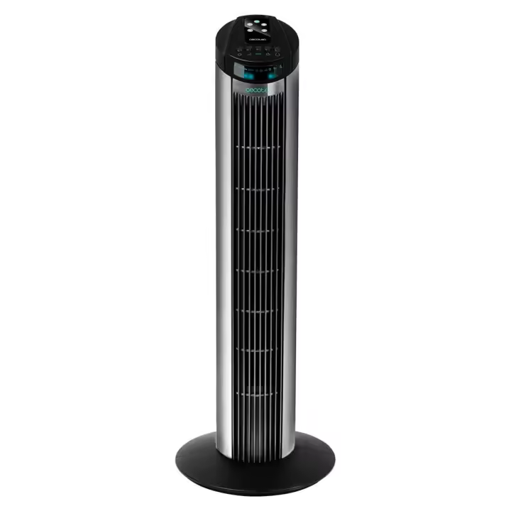Ventilador de torre Cecotec EnergySilence 890 Skyline 50W pantalla LCD + mando negro - 1