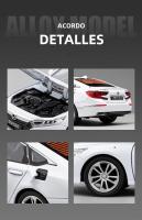 Coche De Escala Honda Accord Sedan 1:24 En Aleación De Metal Con Sonido Y Luz Vehículo De Colección Para Niños Juguetes Educativos Para Cumpleaños - details 8